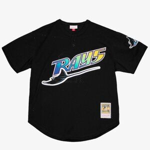 NWT - Mitchell & Ness Wade Boggs Tampa Bay Rays Authentic Throwback Jersey – 2XL